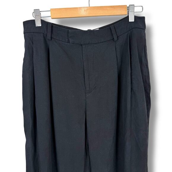 EVERLANE Pants Womens 8 Black The Tencel Way-High Taper Business Career - Picture 3 of 12